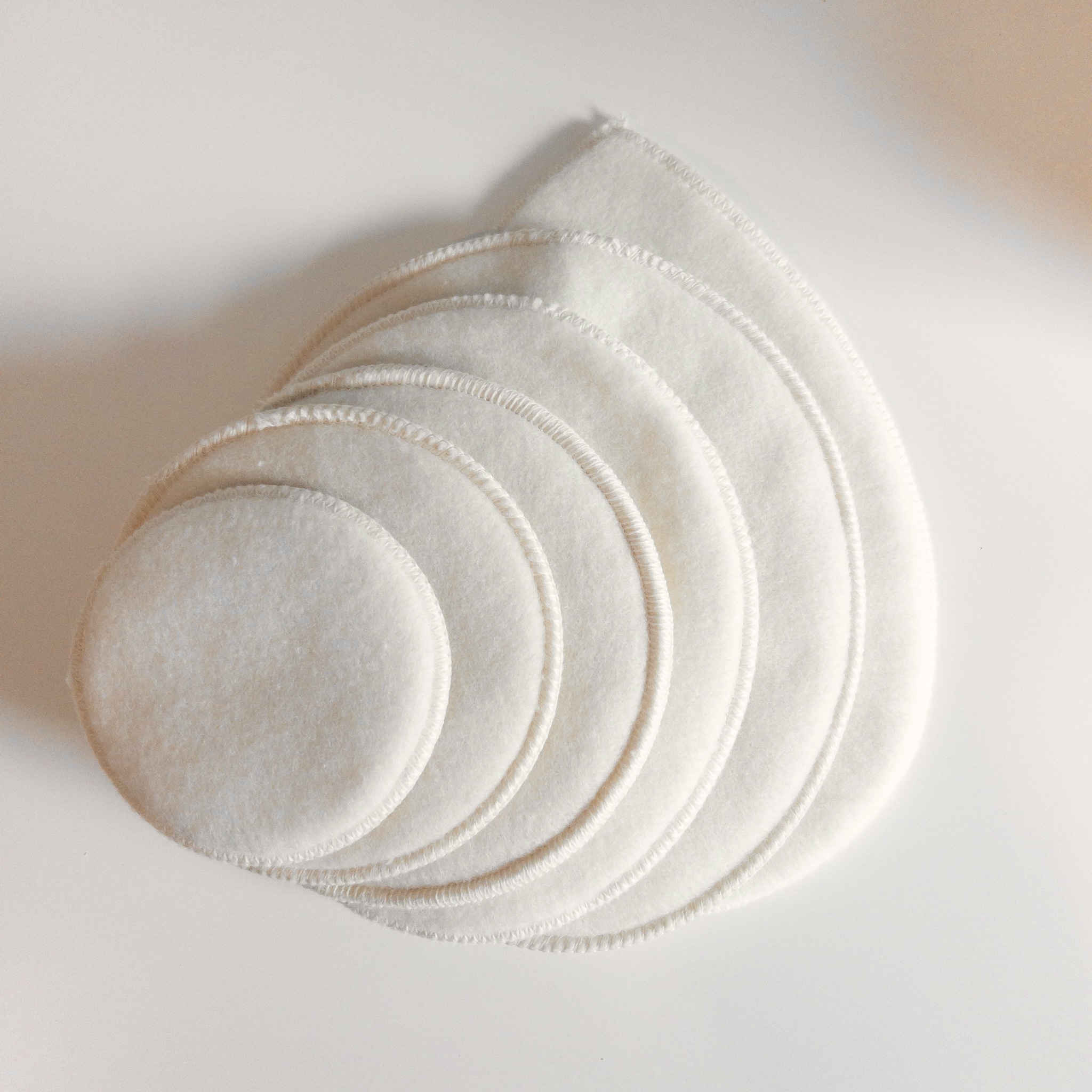 LANACare organic wool nursing pads oval