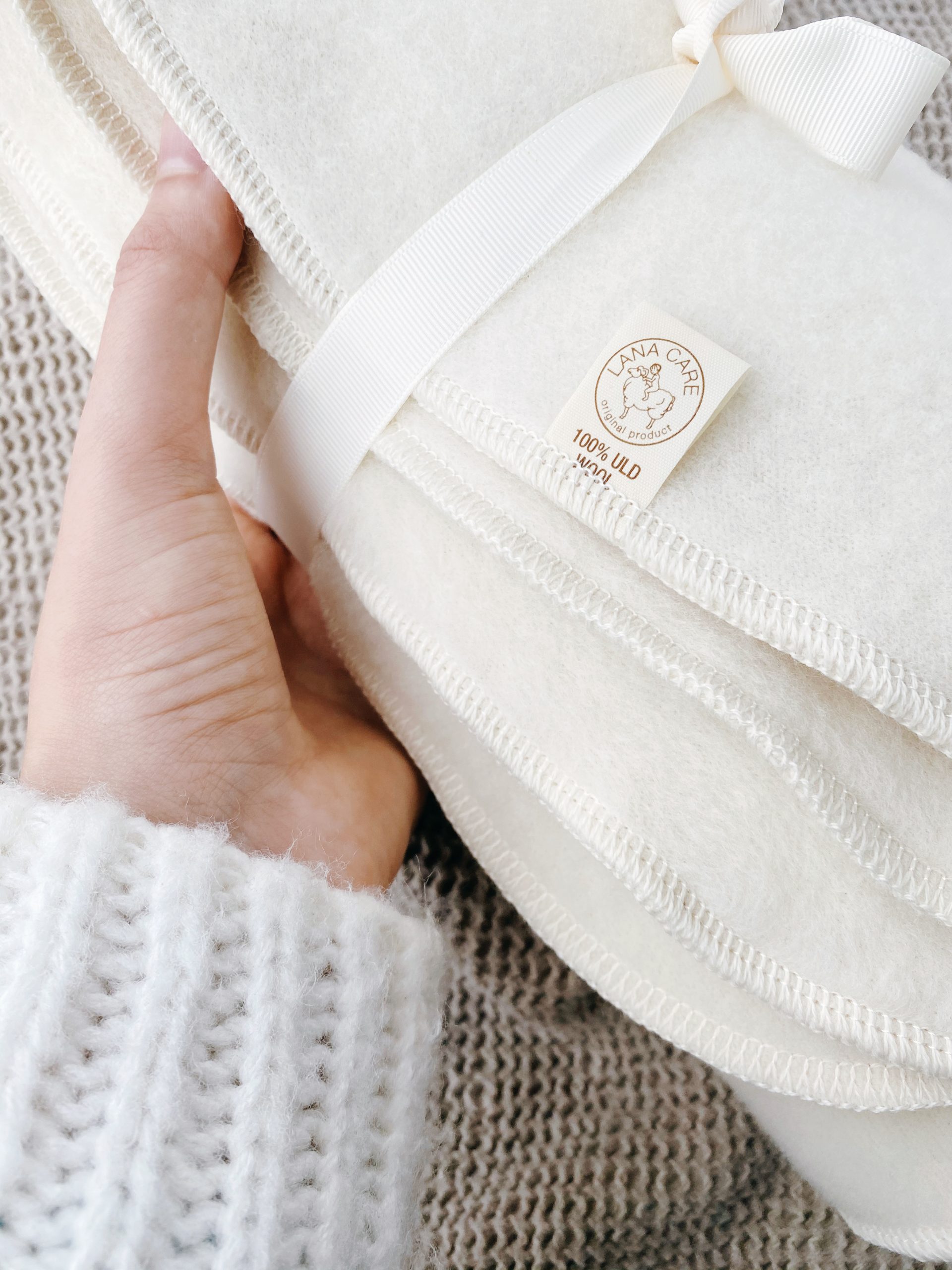 LANACare seat pad in organic merino wool 